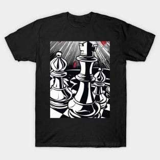 Chess King Controls His Pawns T-Shirt